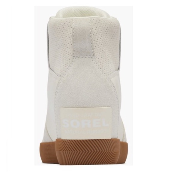 Sorel Out N About Wedge Leather Bootie, Ankle Boots White/Sea Salt, Size 9, NWT - Picture 15 of 16